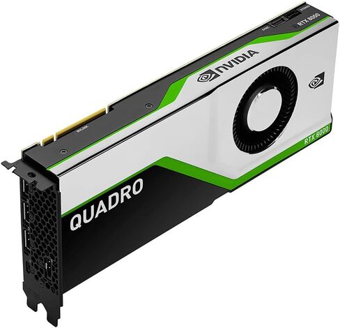 PNY NVIDIA QUADRO RTX 8000 ، أسود ، أخضر ، فضية (VCQRTX8000-PB) in Saudi Arabia