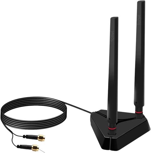 Fenvi ممتد هوائي كبير كسب النطاق المزدوج 2.4G/5GHz لـ AX210 AX200 9260 WF CARD DESTOP PCIE ADAPTER WIRELETSS AP AP in Saudi Arabia