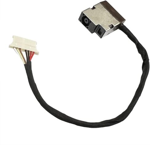 Replacement for DC Power Jack Socket Cable for HP 15-BA079DX 15-ac134ds 15-ac161nr 15-ac142ds M08887-001 M01322-S75 M01322-Y75 799736-T57 799736-F57 （12.8CM） in Saudi Arabia