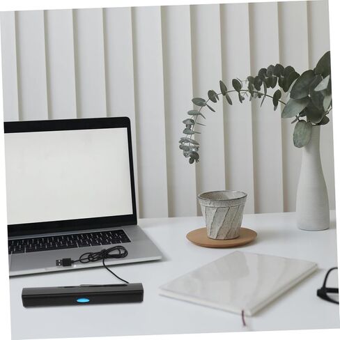 USB Soundbar Speaker Black Mini Desktop Laptop USB Powered Speaker with Surround Sound and Stereo Module for Computers Tablets and Mobile Devices in Saudi Arabia