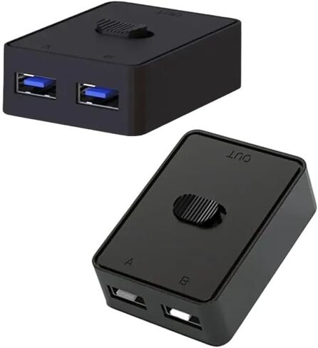 HX6A 2 Ports USB KVM Switcher Printer تقاسم محور المفاتيح ثنائية الاتجاه لمكون إلكتروني عالي الموثوق 2025 ودقة وأداء مستقر جديد in Kuwait