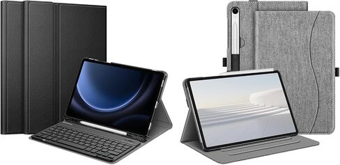 FINTIE Case for Samsung Galaxy Tab S9 FE 5G 10.9 Inch/Galaxy Tab S9 11 Inch 2023 Release, Slim Keyboard Stand Cover + Multi-Angle Viewing Protective Cover with Pocket in Kuwait