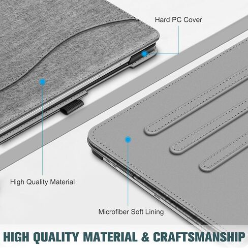 FINTIE Case for Samsung Galaxy Tab S9 FE 5G 10.9 Inch/Galaxy Tab S9 11 Inch 2023 Release, Slim Keyboard Stand Cover + Multi-Angle Viewing Protective Cover with Pocket in Kuwait