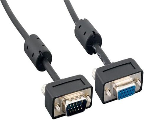 50 قدمًا. SLIM SVGA HD15 ذكر إلى كابل تمديد مراقبة الإناث in Kuwait