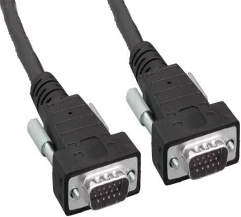 100 قدم CMP SVGA HD15 ذكر إلى كابل مراقب الذكور - أسود in Kuwait