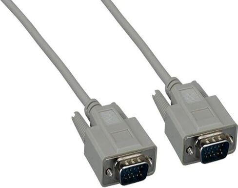 25 ft. VGA HD15 Male to Male 14C Monitor Cable - Beige in Saudi Arabia