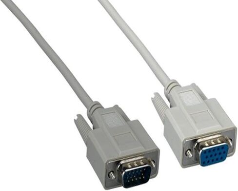 15 قدمًا VGA HD15 ذكر إلى الإناث 14C مراقب تمديد كابل - Beige - حزمة 3 in Kuwait