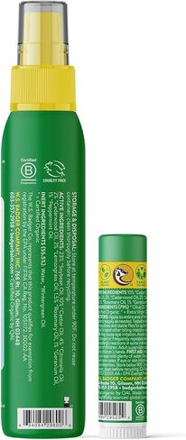 Badger Bug Repellent Stick, Organic Deet Free Mosquito Repellent with Citronella & Lemongrass, Easy to Use Travel Size, Natural Insect Repellent for Kids and Adults, 0.6 oz in Kuwait