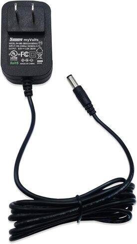 MyVolts 9V Power Supply Adapter متوافق مع نظام ألعاب الفيديو المحمولة Sega Game Portable - US Plug - مع تمديد ومفتاح مضمّن in Saudi Arabia