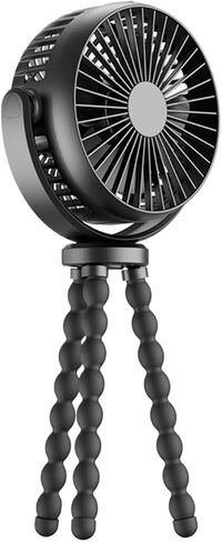 Portable Desktop Fan(Black10000mAh) in Saudi Arabia