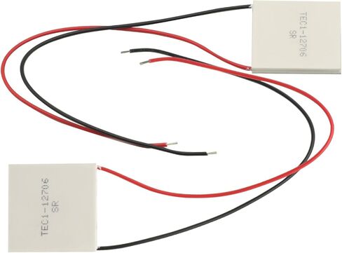 2PCS TEC1-12706 أقراص تبريد أشباه الموصلات برودة كهروضوئية برودة PELTIER 40 * 40MM 12V PELTIER COWNERE Elemente Peltier in Saudi Arabia