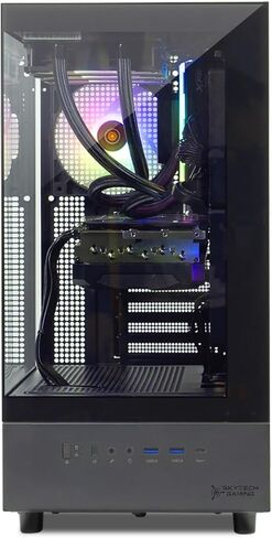 Skytech Gaming Azure 3 Desktop PC ، Intel Ultra 5 245K 4.2 GHz (5.2 GHz Turbo) ، NVIDIA RTX 5060 TI 16GB ، 1TB Gen4 NVME SSD ، 32GB DDR5 RAM 5200 RGB ، in Kuwait