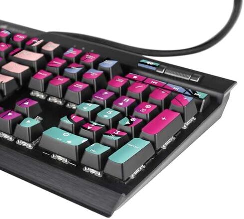 Skinit Skinit Skin أخرى متوافقة مع K95 RGB Platinum Mechanical Gaming Keyboard - Disney Design Ariel مرخص رسميًا in Saudi Arabia