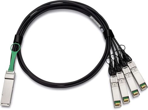 Compatible with D-Link DEM-CB300QXS-4XS 3m QSFP to 4xSFP+ Twinax Breakout Cable DAC in Kuwait