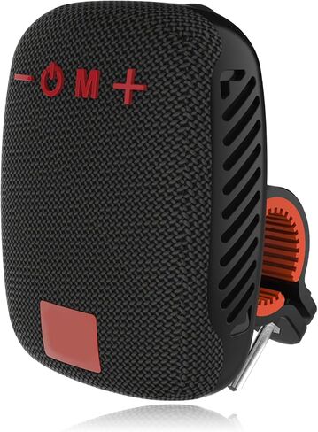 Dpofirs Outdoor Bluetooth Speaker, Portable Traveling Bike Speaker with Built in Card Slot for Mountain Bike Electric Scooter (Black) in Saudi Arabia