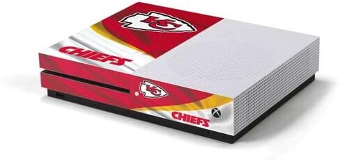 Skinit Skinit Gaming Gaming Skiner مع وحدة التحكم Xbox One S - تصميم NFL Kansas City Chief المرخص رسميًا in Saudi Arabia