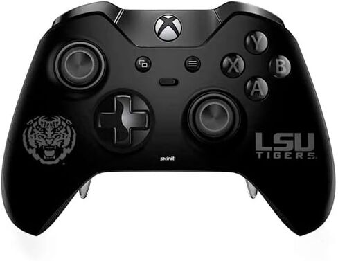 Skinit Skinit Gaming Gaming Skiner مع وحدة التحكم في Xbox One Elite - تصميم LSU Geaux Tigers المرخص رسميًا in Saudi Arabia