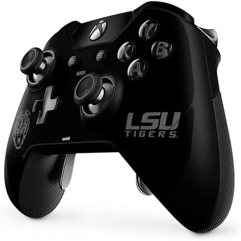 Skinit Skinit Gaming Gaming Skiner مع وحدة التحكم في Xbox One Elite - تصميم LSU Geaux Tigers المرخص رسميًا in Saudi Arabia