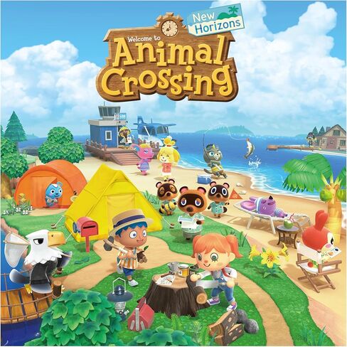 Nintendo Switch Lite Animal Crossing: New Horizons Timmy و Tommy Aloha (Turquoise) مع لعبة مثبتة مسبقًا ومفتاح الاشتراك لمدة 12 شهرًا عبر الإنترنت in Kuwait