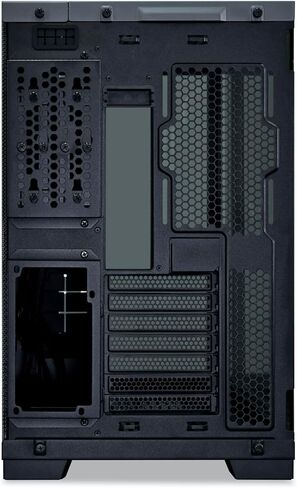 حافظة كمبيوتر مكتبي للالعاب من ليان لي O11 - هيكل برج متوسط مع وضع وتكوين مرنين، لوحة من الزجاج المقسى، منفذ USB نوع سي، ادارة سهلة للكابلات (رمادي هاربور) in Kuwait