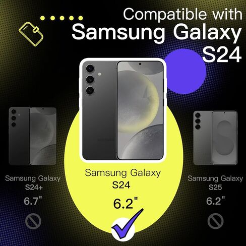 حالة محفظة Jetech لـ Samsung Galaxy S24 5G ، وغطاء مقرب من الجلد المغناطيسي مع حامل البطاقة ، وميزة حامل ، وحماية كاملة من الكاميرا (أسود) in Kuwait