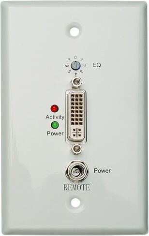 Tripp Lite DVI over Cat5 / Cat6 Extender, Extended Range Wallplate Video Receiver 1920x1080 at 60Hz(B140-1A0-WP) in Saudi Arabia