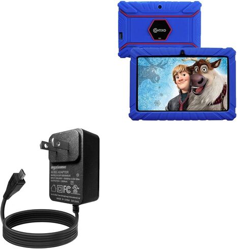 شاحن Boxwave متوافق مع Contixo Kids Learning Tablet V8-2-Wall Charger Direct (15W) ، شحن جهازك السريع مع كابل مدمج 3 أقدام in Kuwait