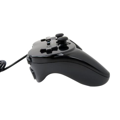 Usonline911 Wired Pro Classic Retro Games Controller متوافق مع Nintendo Wii - Black in Saudi Arabia