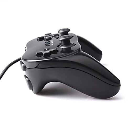 Usonline911 Wired Pro Classic Retro Games Controller متوافق مع Nintendo Wii - Black in Saudi Arabia