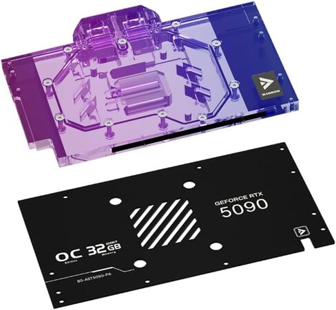 BARROW COPPER GPU BOADING COLLING GPU Waterblock لـ ASUS RTX5090 RTX5090TI RTX5080 RTX5080TI RTX5070 RTX5070TI RTX5060 RTX5060TI (لـ ASUS ROG ASTX 5090 D O32G GLAMING) in Saudi Arabia