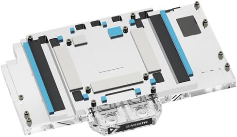 BARROW COPPER GPU BOADING COLLING GPU Waterblock لـ ASUS RTX5090 RTX5090TI RTX5080 RTX5080TI RTX5070 RTX5070TI RTX5060 RTX5060TI (لـ ASUS ROG ASTX 5090 D O32G GLAMING) in Saudi Arabia