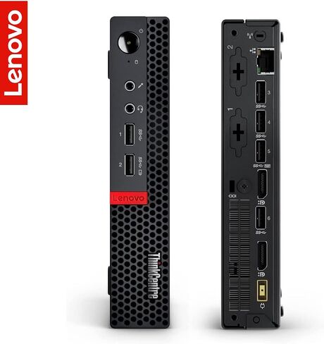 Lenovo ThinkCentre Mini Desktop MFF | Windows 11 Pro | 2X Display Port | USB 3.1 Gen 1 | RJ-45 | Energy-Efficient Design for Daily Computing (16GB-256GB) in Saudi Arabia