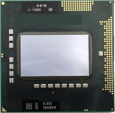 Original c I7-740QM Processor (6M Cache, 1.73GHz to 2.93Ghz, I7 740QM, SLBQG) PGA988 Laptop CPU Compatible PM55 HM55 QM57 in Saudi Arabia