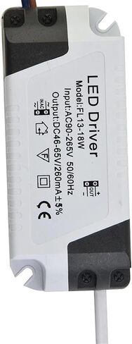 LED Panel Driver Constant Current 3W 6W 12W 18W 24W LED Power Supply Plastic AC 90-265V Home Improvement(13-18W) in Saudi Arabia