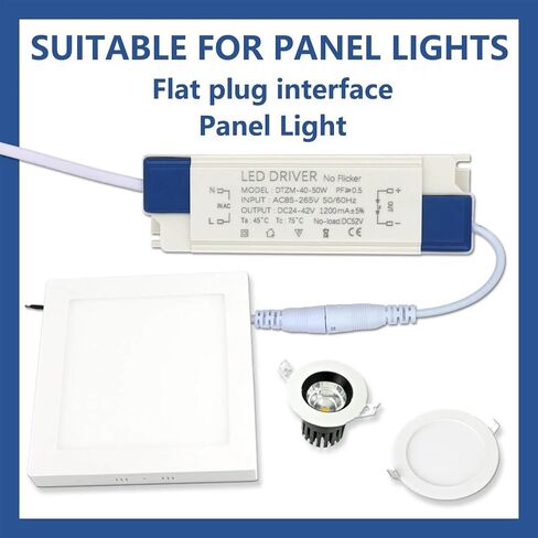 LED DRIVER 40-50W 1200MA AC 110V 220V to 24V 36V 42V LIGHT LIGHT CEILLIGH in Saudi Arabia