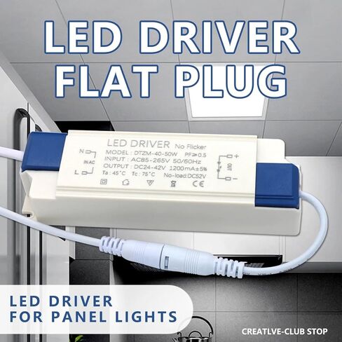LED DRIVER 40-50W 1200MA AC 110V 220V to 24V 36V 42V LIGHT LIGHT CEILLIGH in Saudi Arabia