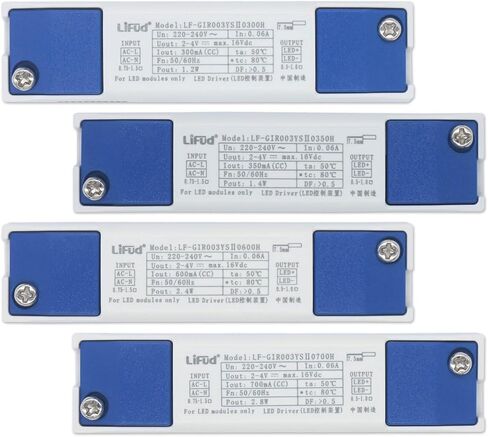 No Flicker LED DRIVER 2-4V 300MA 350MA 600MA 700MA LF-GIRXXXYS Series AC 220-240V HIGH PF LED SENVERT 1PCS (2.4W 600MA) in Saudi Arabia
