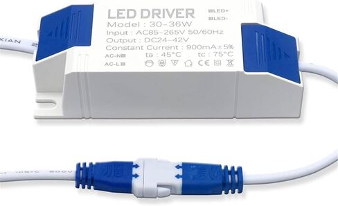 30W-36W LED Panel Lamp Power Supply Unit Lighting AC85-265V Output 600mA DC24-42V External LED Driver Connector(900mA DC24-42V) in Saudi Arabia
