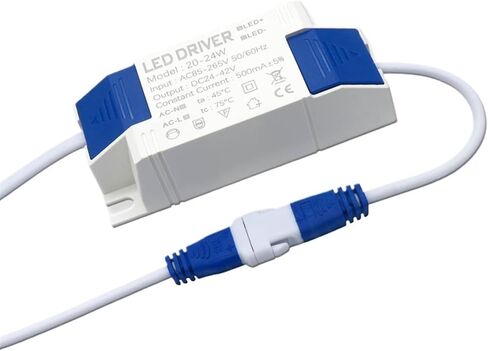 DC24-42V LED إمدادات الطاقة 20-24W 500MA 600MA محول برنامج تشغيل LED AC85-265V لإضاءة LED LIGHT DOWY DIY (600MA DC24-42V) in Saudi Arabia