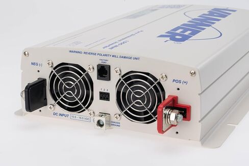 Vanner TS12-1500 عاكس طاقة موجة الجيب النقي-إدخال 12V DC ، 1500W مستمر / 2250 واط الناتج-تقنية truwave ، 90-93 ٪-الإسكان المعدني الوعرة جميع المعادن in Kuwait
