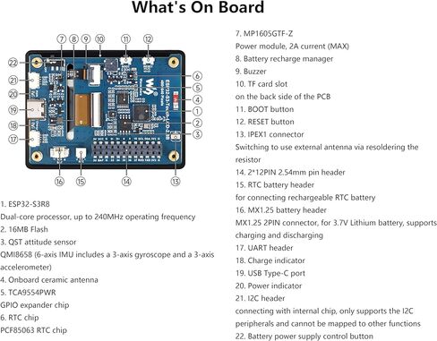 ESP32-S3 2.8inch لوحة تطوير عرض السعة ، ESP32 مع دقة 28 بوصة IPS لمس 480 × 640 ، معالج 32 بت LX7 ثنائي النواة ، SPI + RGB واجهة ، يدعم WiFi & Bluetooth in Kuwait