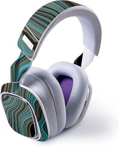 Mayyskins Skin متوافق مع Astro A30 Wireless Gaming Headset - Blue Canyon | غلاف الالتفاف الواقي ، الدائم ، والفريد من نوعه | من السهل تطبيق الأنماط وإزالتها وتغييرها | صنع في الولايات المتحدة in Saudi Arabia