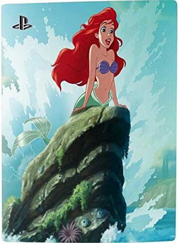 Skinit Skinit Gaming Gaming Skin متوافق مع وحدة التحكم PS5 - ديزني المرخصة رسميًا The Little Mermaid Ariel Part من تصميم العالم الخاص بك in Saudi Arabia