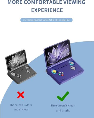 [2 Park] واقي الشاشة لـ Retroid Pocket Flip 2 5.5 بوصة من ألعاب اللعبة المحمولة باليد ، وهو فيلم زجاجي ، واقي شاشة Bovugac لـ Pocket Flip2 Gaming Handheld Anti-scratch & Sensitive & 9H Sensitive in Kuwait