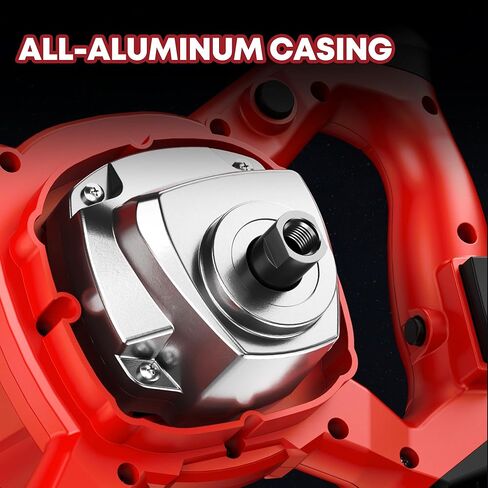 SILVEL Cement Mixer, 2300W Handheld Electric Concrete Mixer, Portable Mortar Mixer with 6 Adjustable Speed, 110V Mud Mixer for Mixing Mud, Cement, Mortar, Paint, Fodder in Kuwait