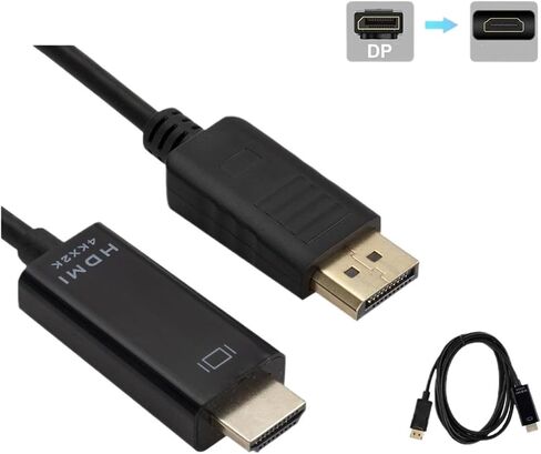 1.8M Cable 4K DisplayPort to HDMI cable cable cable dp displate to to to to hd computer to tv m> oni> tor in Saudi Arabia