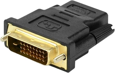 24k Plated pl-UG Male to Female DVI Converter 1080P for HDTV Projector Monito DVI 24+1 to HDMI-Compatible Adapter Cables in Saudi Arabia