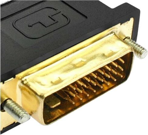 24k Plated pl-UG Male to Female DVI Converter 1080P for HDTV Projector Monito DVI 24+1 to HDMI-Compatible Adapter Cables in Saudi Arabia