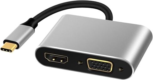 4K TY> PE C إلى HDMI USB 3.0 PD ADAPTER MULTION ADAPTER HDMI متوافق مع (أسود 3 في 1) in Saudi Arabia