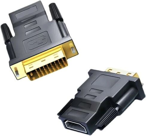 DVI to HDMIcompatible 24k Plated pl-UG HDMIcompatible to DVI 24+1 Pin 1080P Video Converter for PC HDTV Projector in Saudi Arabia